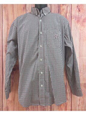 Texas A&M Campus Specialties Mens Checkered Shirt Large